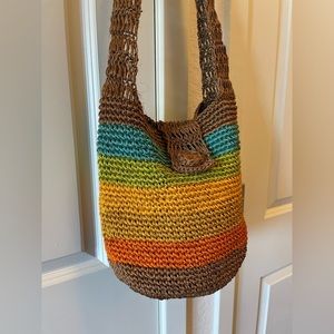 Colorful Striped Colombian Mochila (bag, purse)